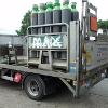 Gas bottle (galvanised) carrying body complete with 1500k tail lift.